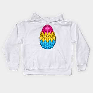 Pansexual Pride Dragon Egg Kids Hoodie